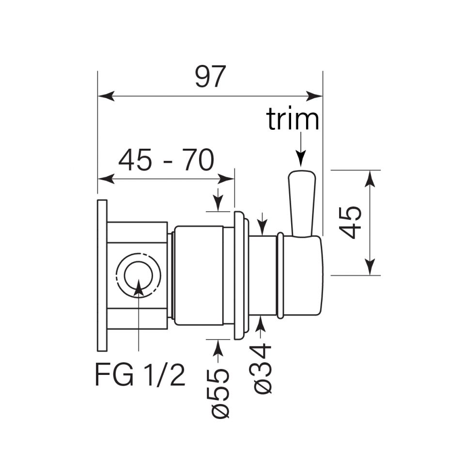 Cascade Diverter Switch - Faucet Strommen