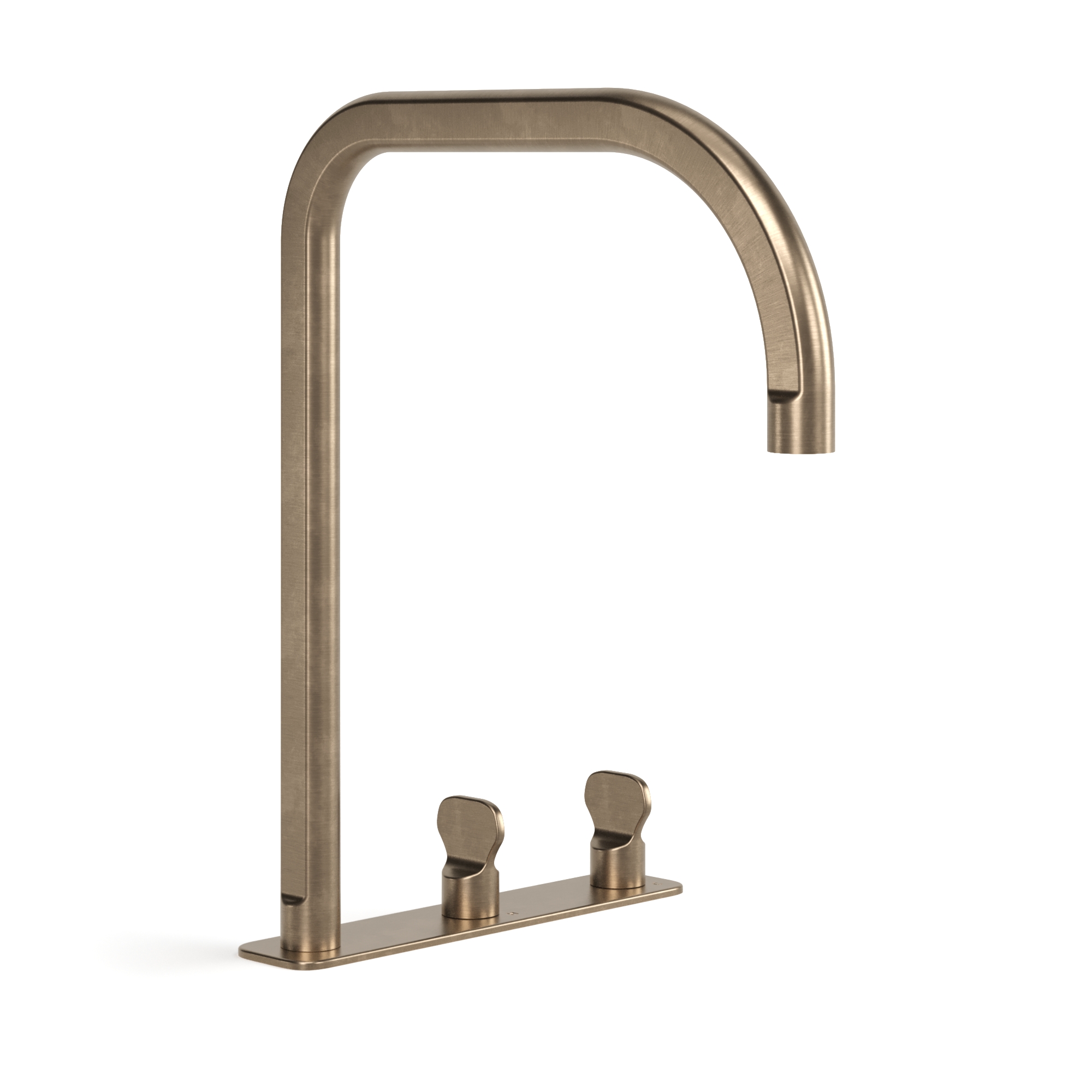 Figura Key Deck Mount Tall Basin Tap Set