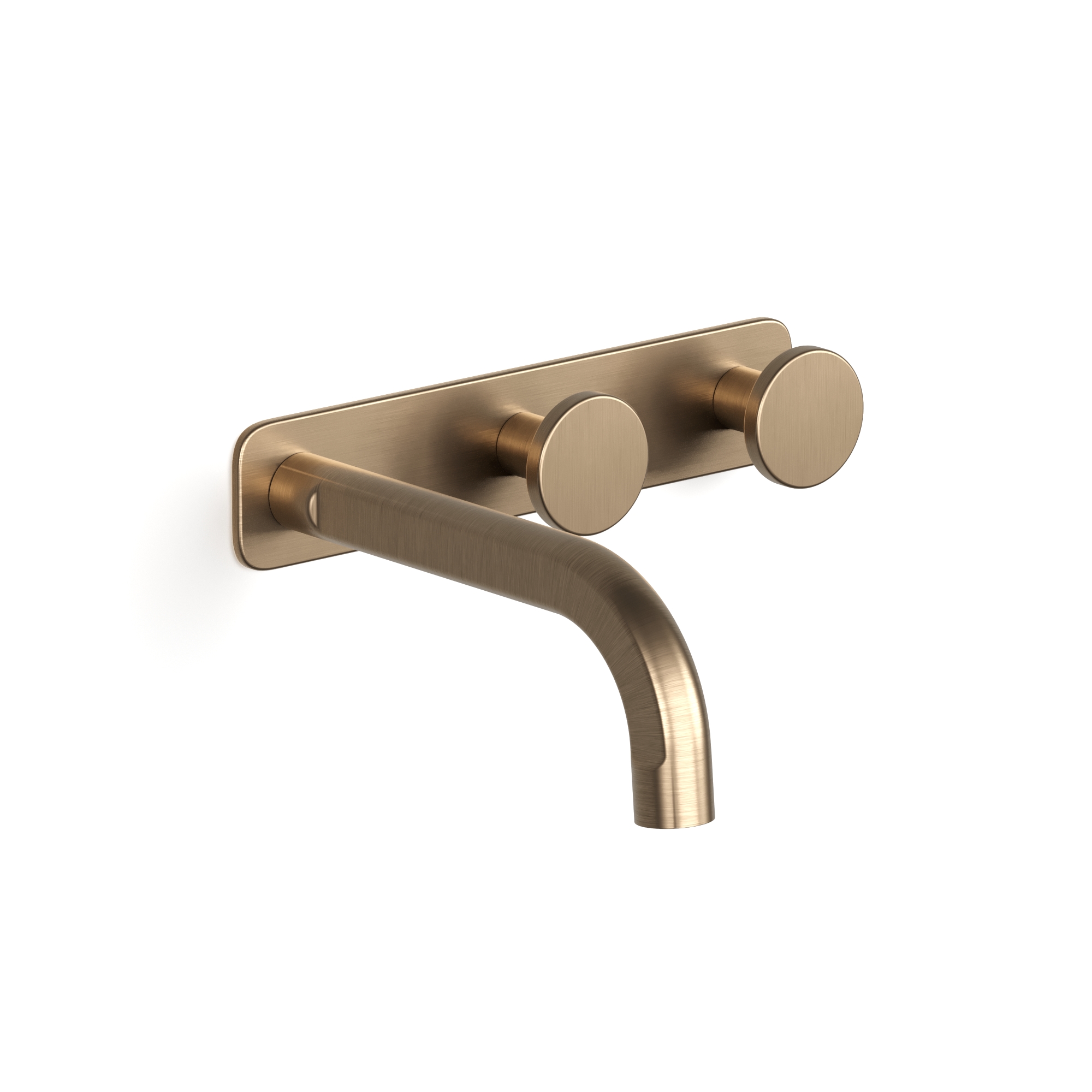 Figura Disc Wall Basin Tap Set 150