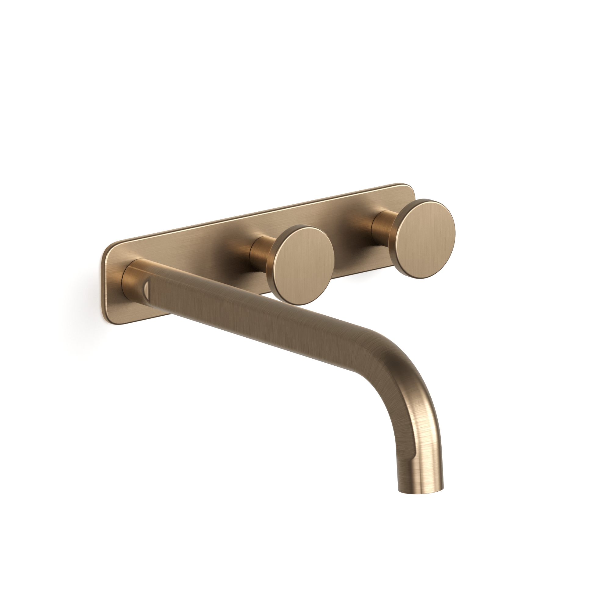 Figura Disc Wall Basin Tap Set 200