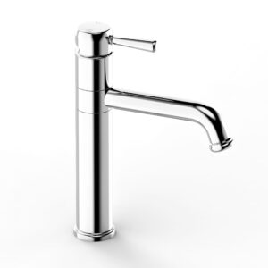 Cascade Basin Mixer, Swivel Mid 140h