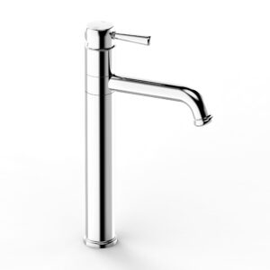 Cascade Basin Mixer, Swivel Tall 215h