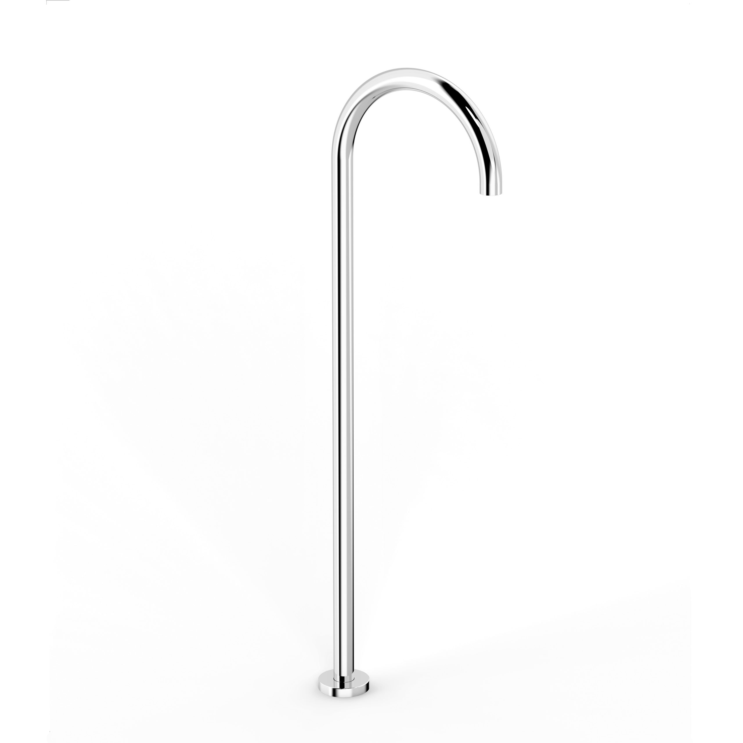 Pegasi Floor Bath Spout Curve