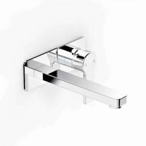 Zeos Back Plate Basin Mixer 200