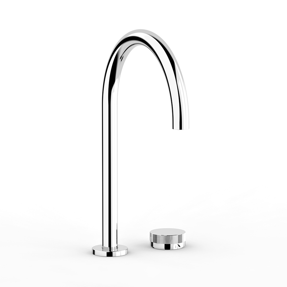 Zero Progresiv Fluted Basin Mixer Tall Curve