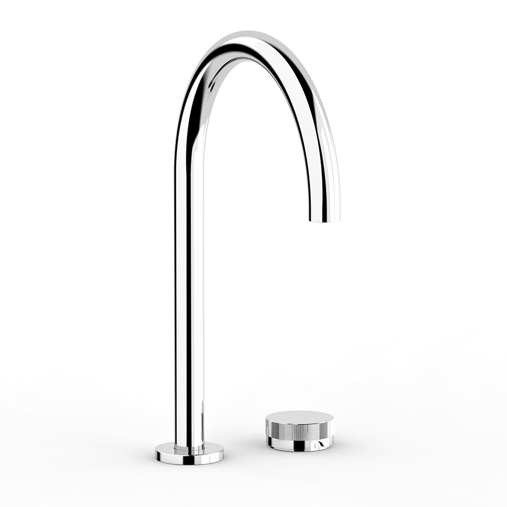 Zero Progresiv Fluted Hob Bath Mixer Curve