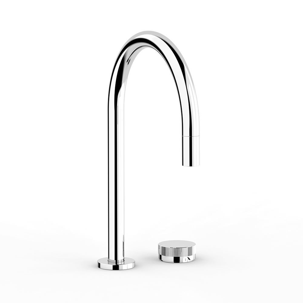 Zero Progresiv Fluted Sink Mixer w. Pull Out, Curve