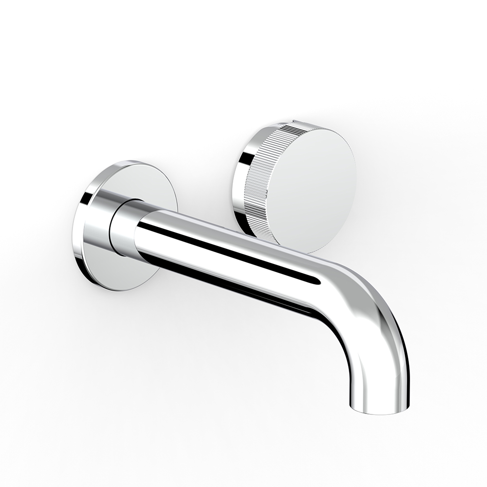 Zero Progresiv Fluted Wall Basin Mixer Set, 150