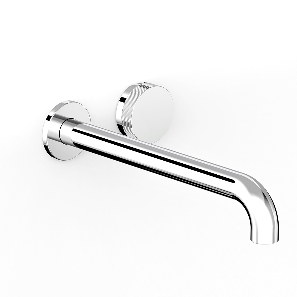 Zero Progresiv Fluted Wall Basin Mixer Set, 250
