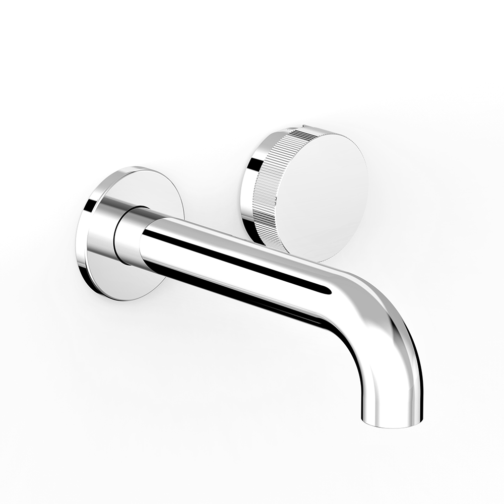 Zero Progresiv Fluted Wall Bath Mixer Set, 150