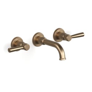 Bremont Lever Wall Basin Set 150