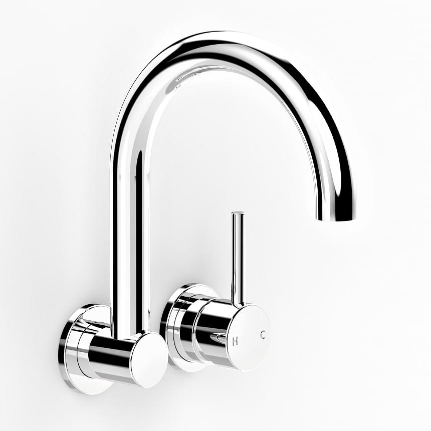 Pegasi M Wall Swivel Bath Mixer Set