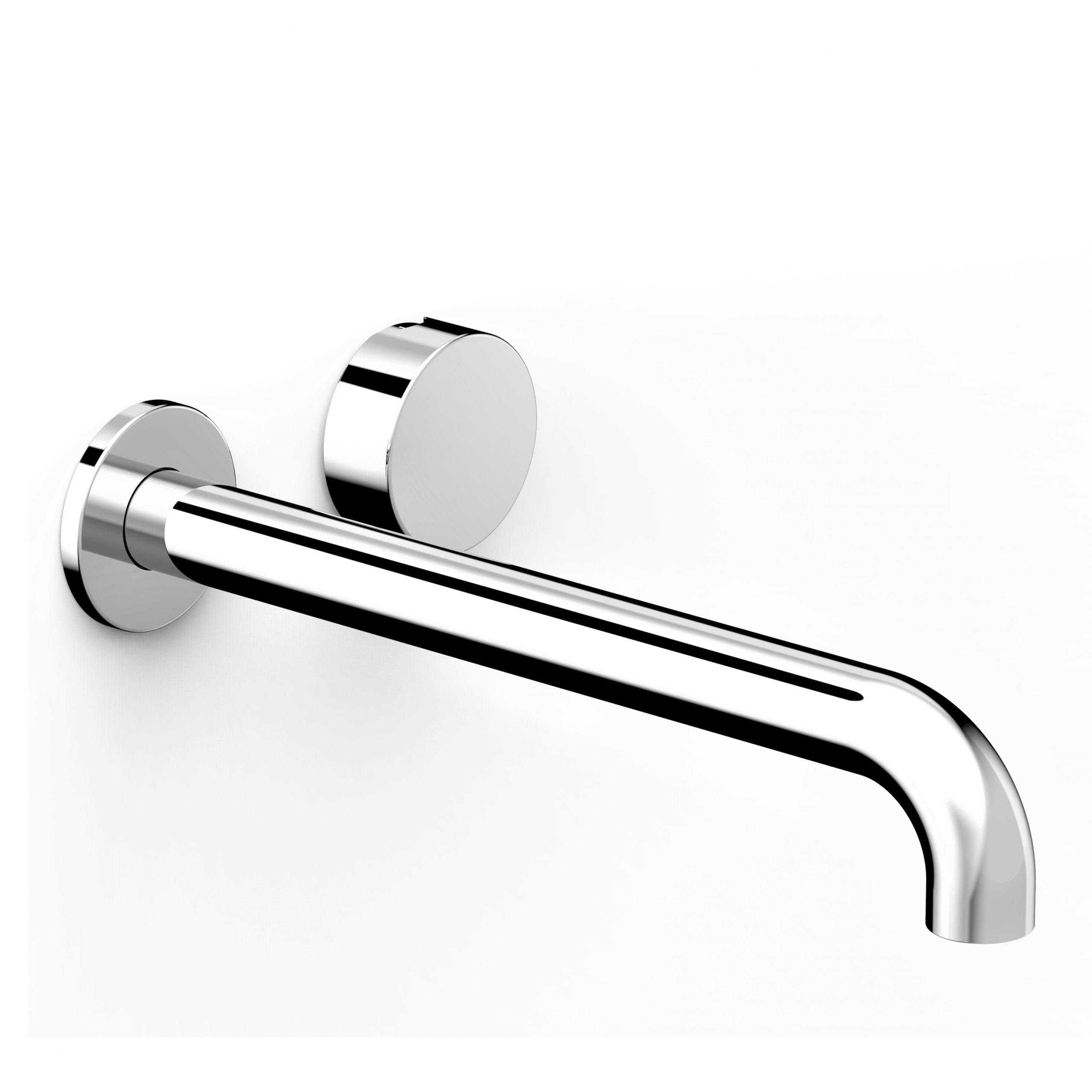 Zero Progresiv Smooth Wall Bath Mixer Set, 250